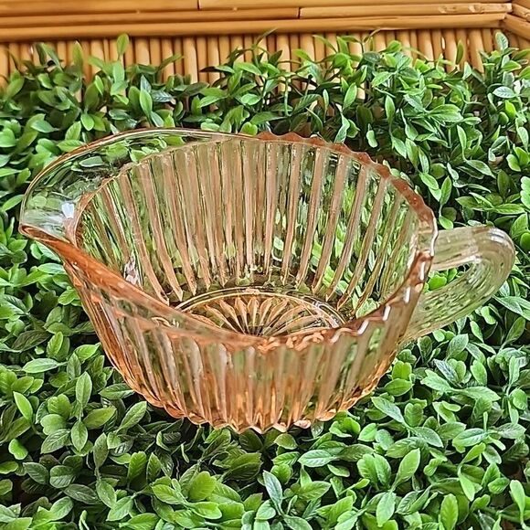 Vintage Queen Ann Depression Glass Creamer - Picture 1 of 11